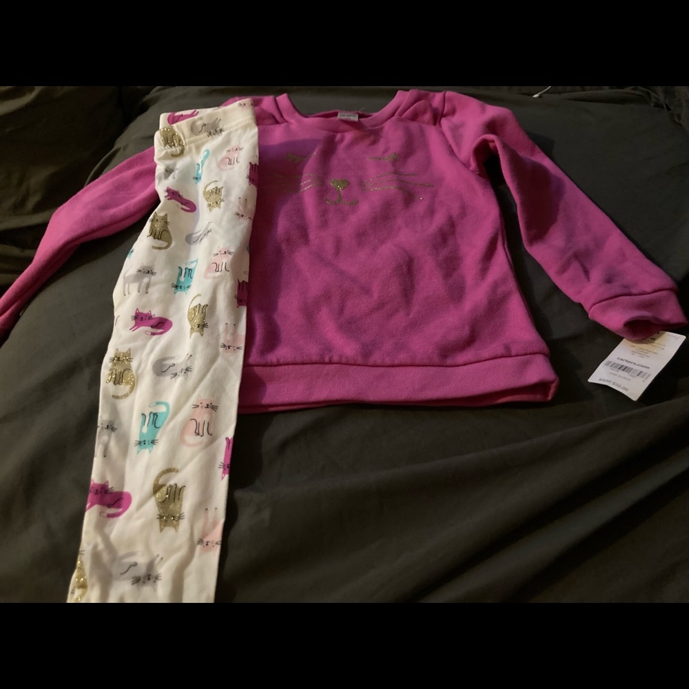 NWT sweatshirt and leggings set